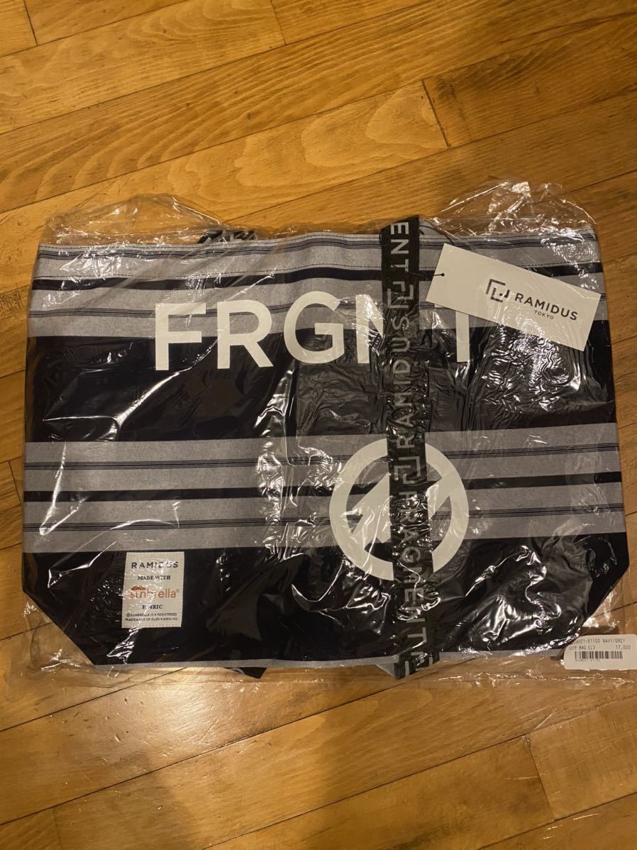 FRAGMENT DESIGN RAMIDUS TOTE BAG（L) Sunbrella NAVY / GREY 新品未使用 藤原ヒロシ PORTER SOPH uniform experiment g1950 GOODENOUGH