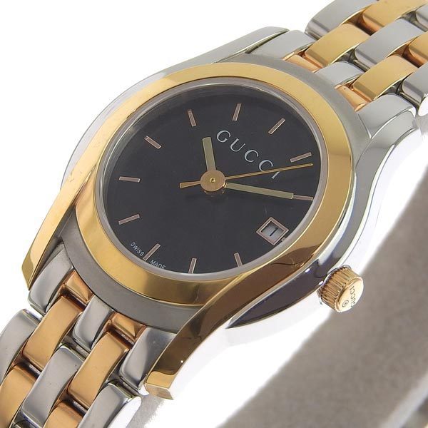 1円☆03楽市☆ GUCCI グッチ レディース クォーツ 腕時計 5500L グッチ