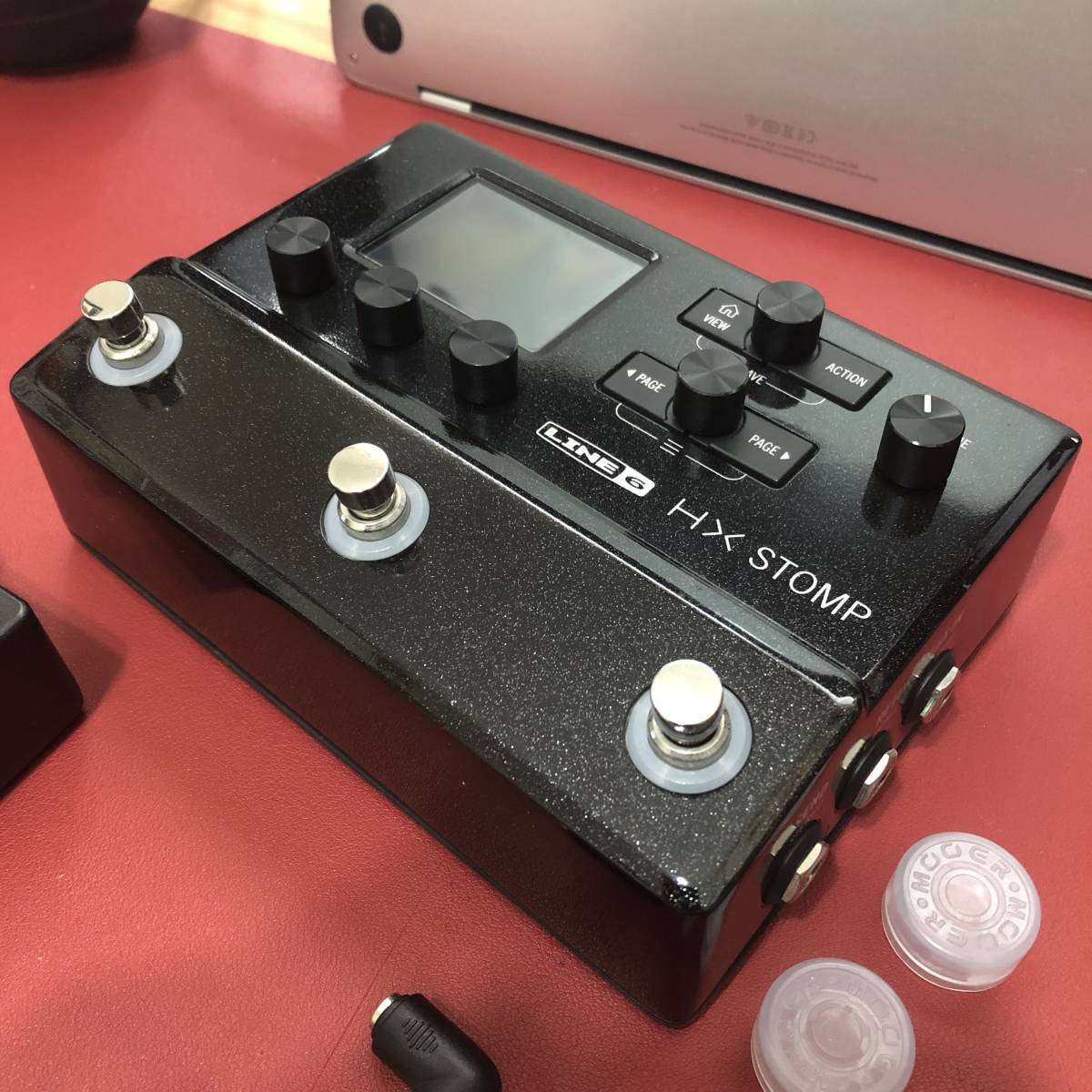 LINE6 HX Stomp美品 本体＋スイッチ＋ケーブル、他実用小物セット 添付 