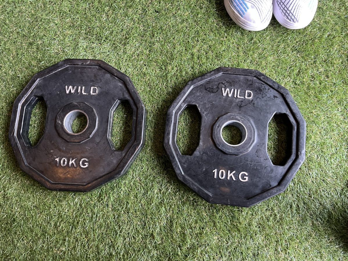 オリンピックプレート 10kg 2枚セット WILDフィット ワイルドフィット 10キロ 2枚セット WILD オリンピックプレート