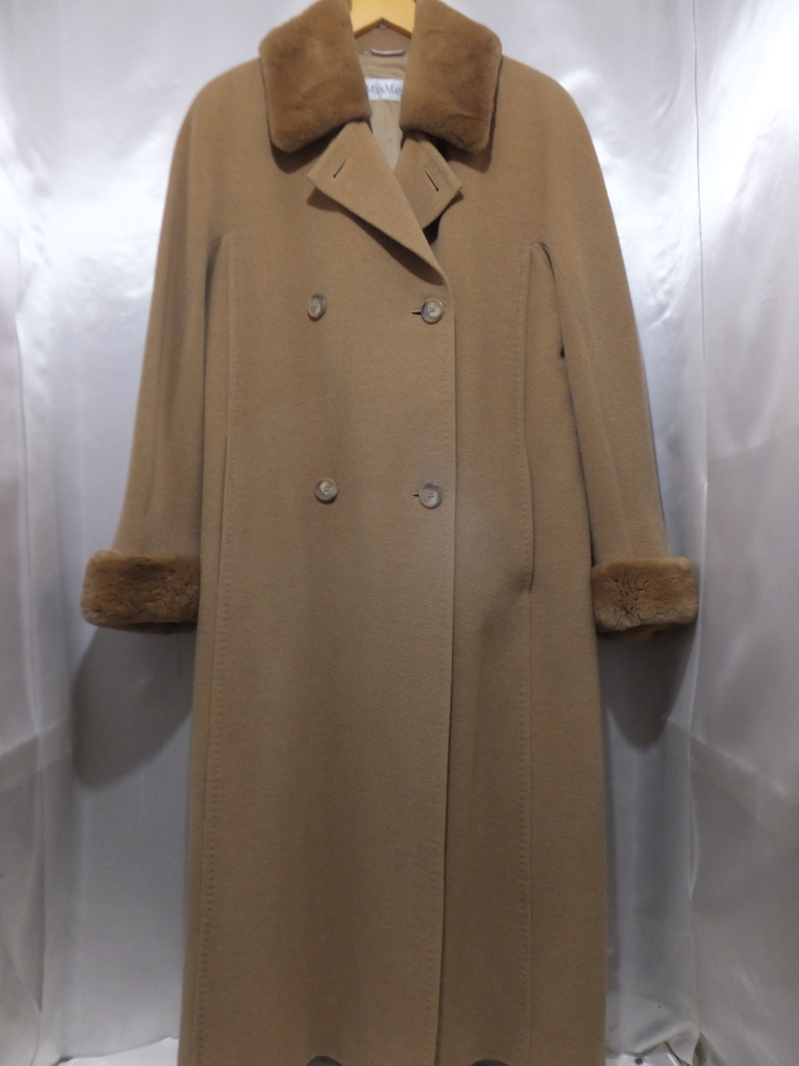 マックスマーラ ロングコート Mara MaxMara キャメル Max | camel 