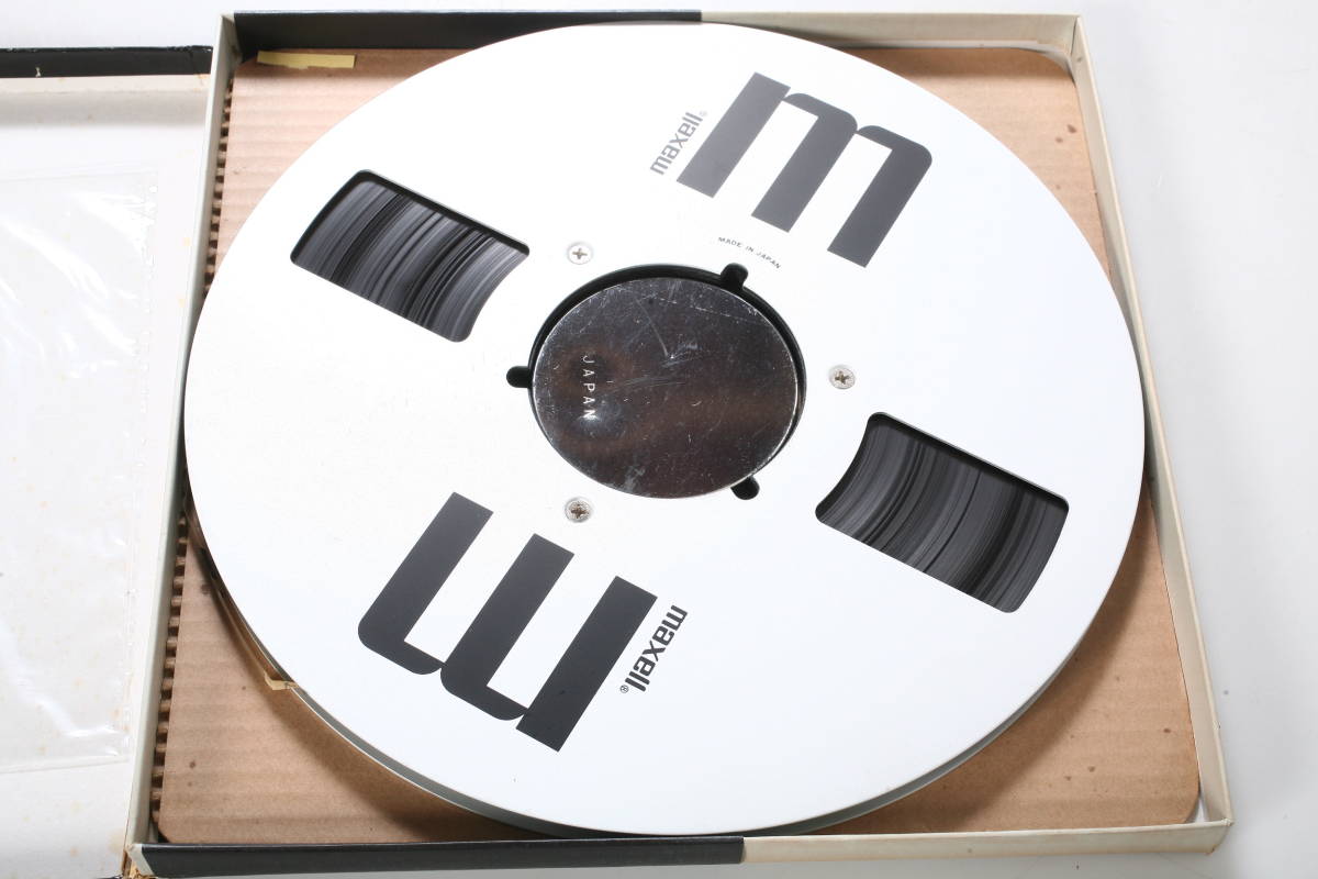 オープンリールテープ　10インチ　メタルリール３本セット　リユース品　Ｎo.1 10号 オープンリールテープ maxell 10号オープンリールテープ MR-10
