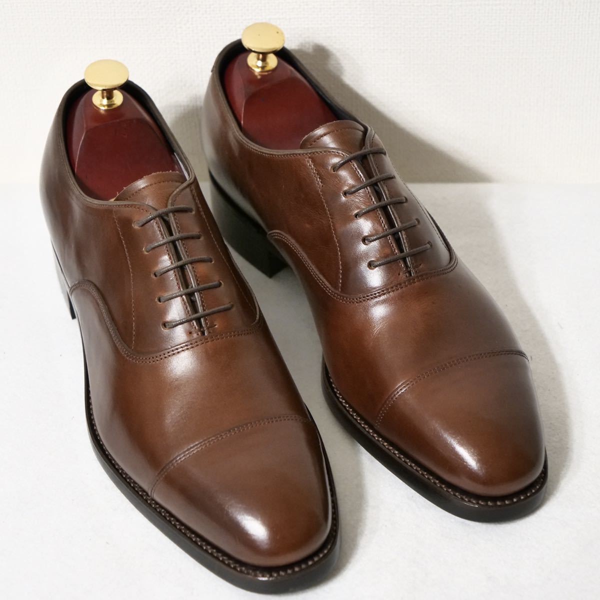 新品/定価5.17万◎】浅草靴誂 クロムエクセル ストレートチップ