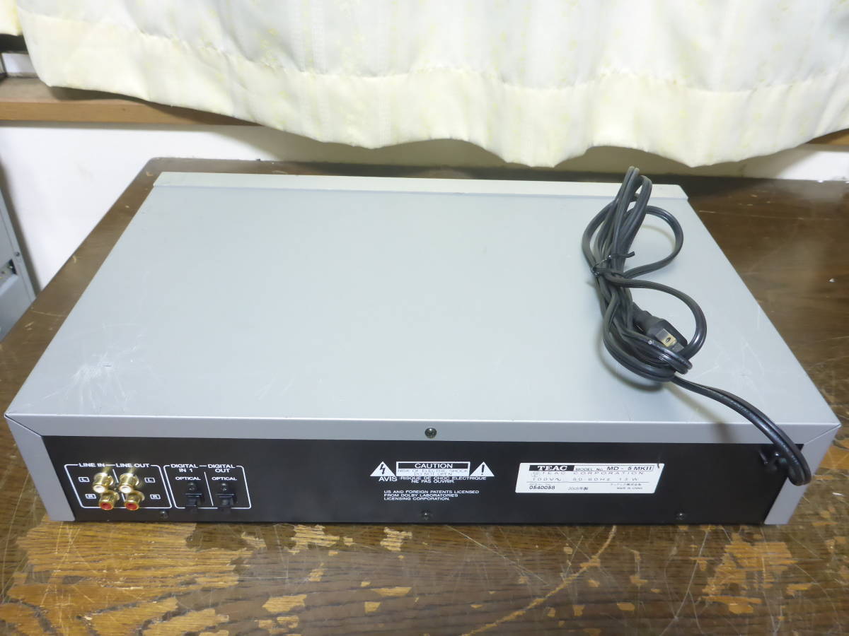 TEAC ティアック MDプレーヤー MD-5MKII