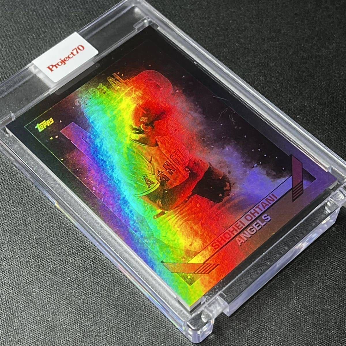 Rainbow Foil  ToppsProject70カード536 大谷翔平 70枚限定 2022 Topps Project 70 大谷翔平 Topps 70周年記念 アート