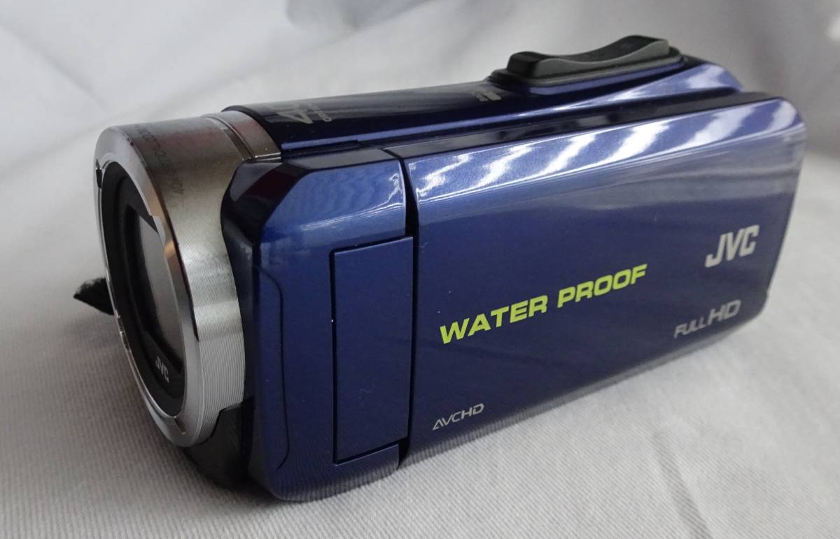 カメラ 美品 JVC ビクター ビデオカメラ GZ-B800 ブルー