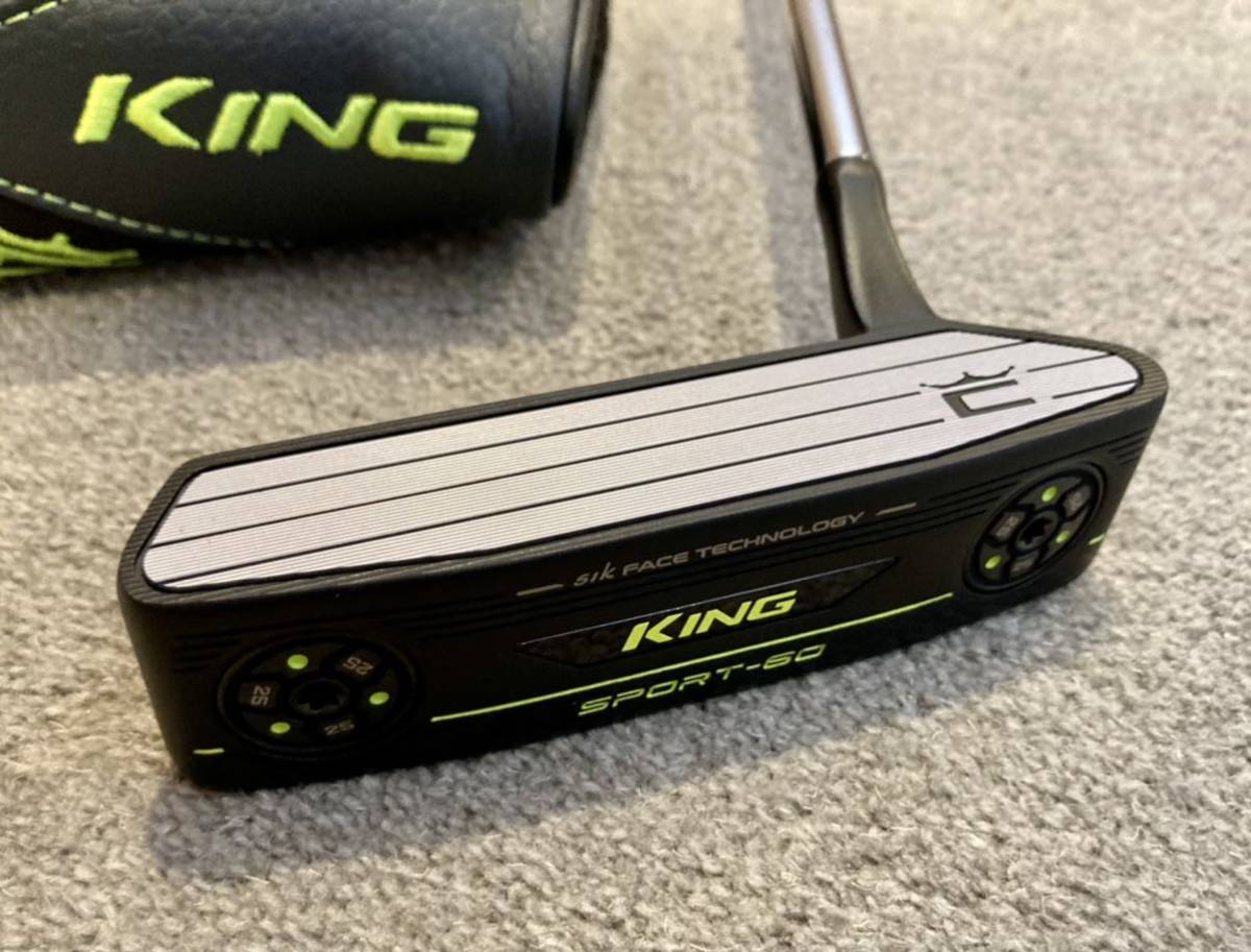 美品】コブラ KING VINTAGE SPORT-60 パター(ロフト1～4度)KBS CT Tour 