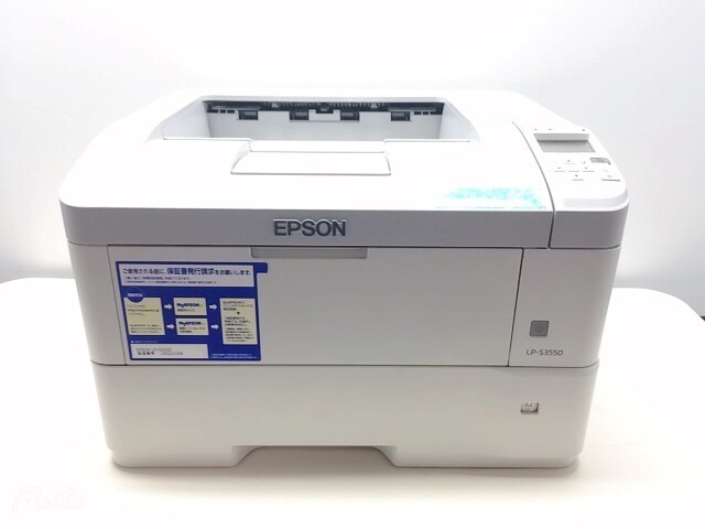 ☆EPSON エプソン モノクロレーザープリンター LP-S3550 A3 動作確認