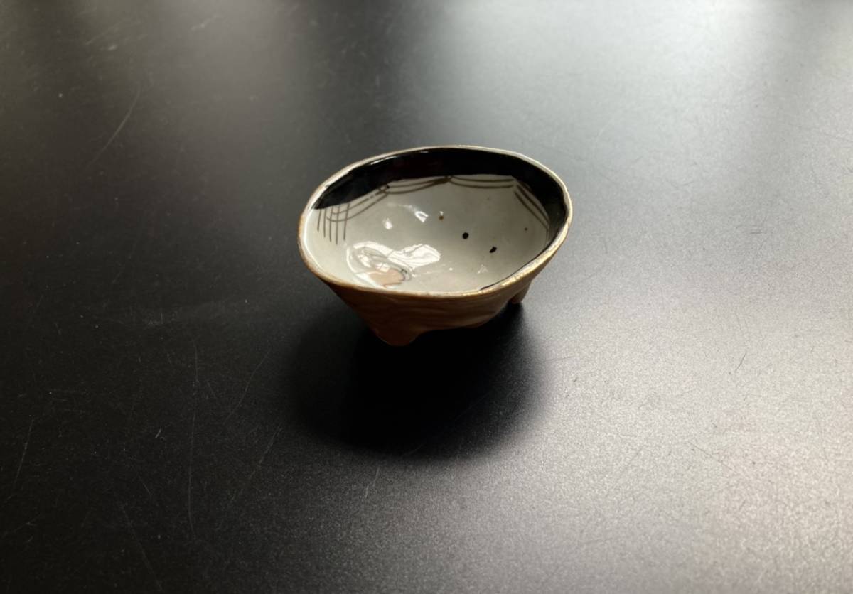 兎】九谷焼 盃 鬼面盃 お多福 無疵 (酒器 九谷 ぐい呑 徳利 茶道具)(酒 