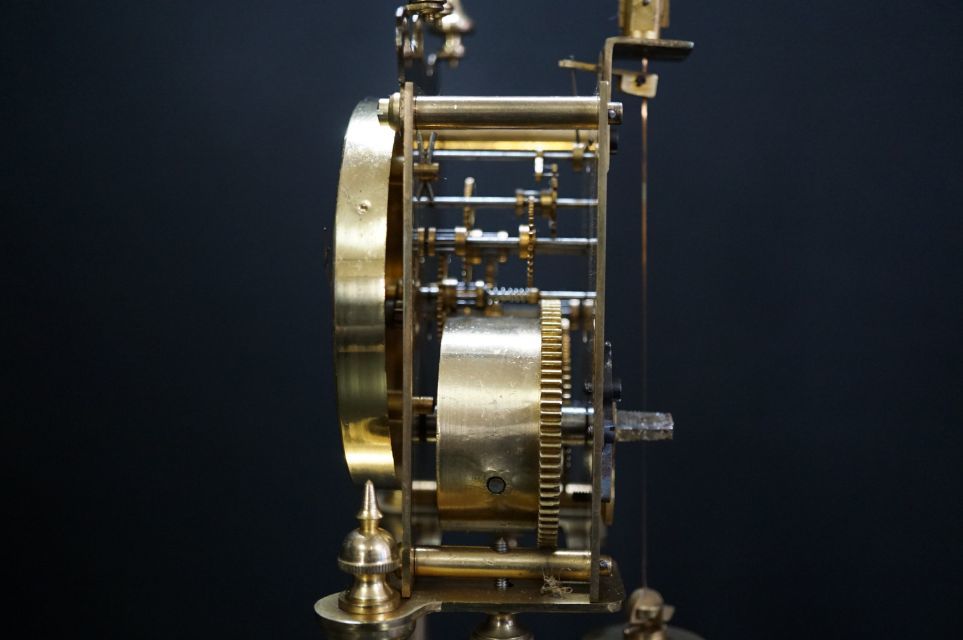 c42 ドイツ製 キンツレ KIENZLE ガラスドーム 回転振り子 ゼンマイ式