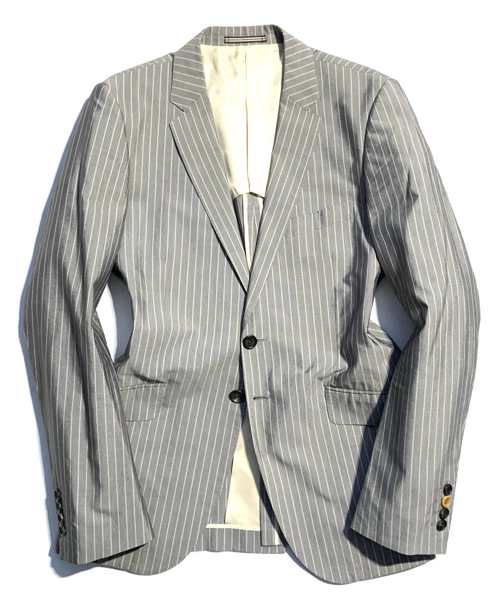 【しげしげ】ポールスミス テーラードジャケット シルク混 L 薄手 春夏 Paul Smith ポールスミス テーラードジャケット L ポール・スミスが