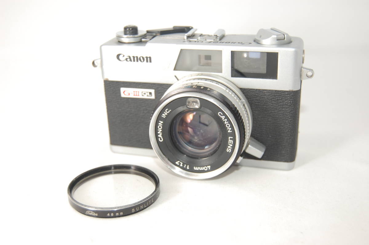 ☆動作品☆シャッター、露出計OK☆ Canon キャノン Canonet QL17 G-Ⅲ G-