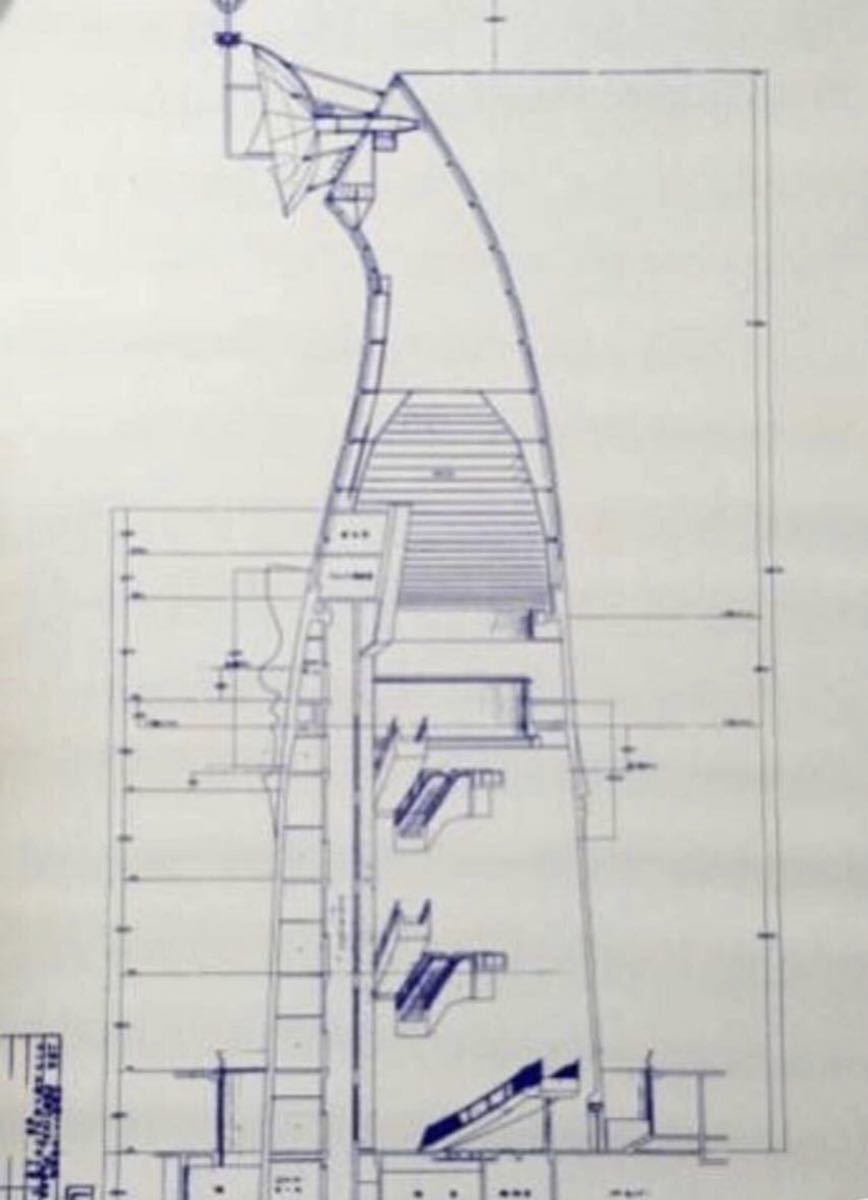 Expo tower 青焼き 太陽の塔設計図 僕の思うこと 太陽の塔