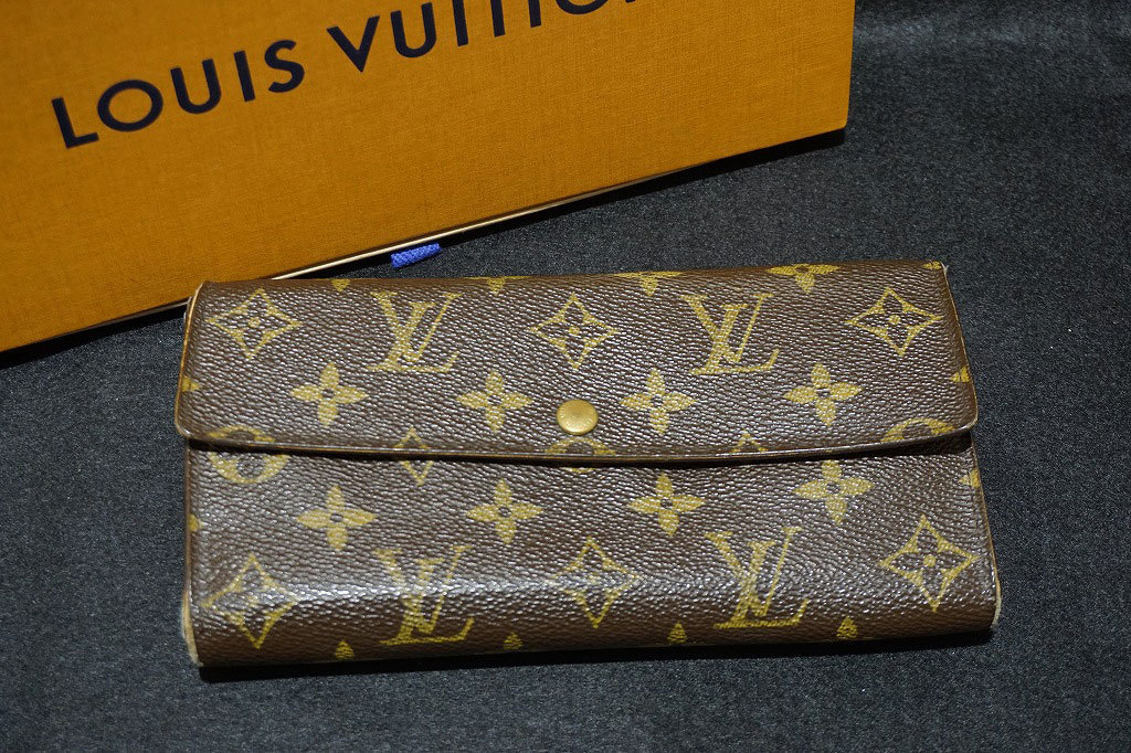 質Ba】 LOUIS VUITTON/ルイヴィトン M61734 ポルトモネクレディ