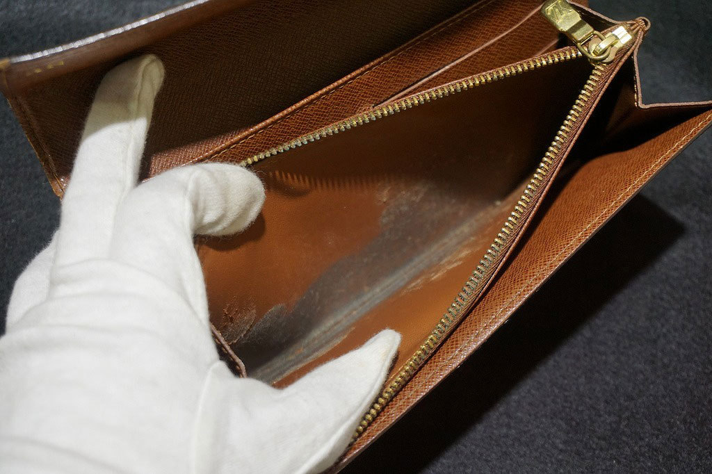 質Ba】 LOUIS VUITTON/ルイヴィトン M61734 ポルトモネクレディ 