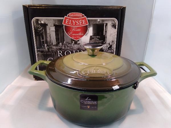 La CUISINE 両手鍋　3.5L オリーブ色