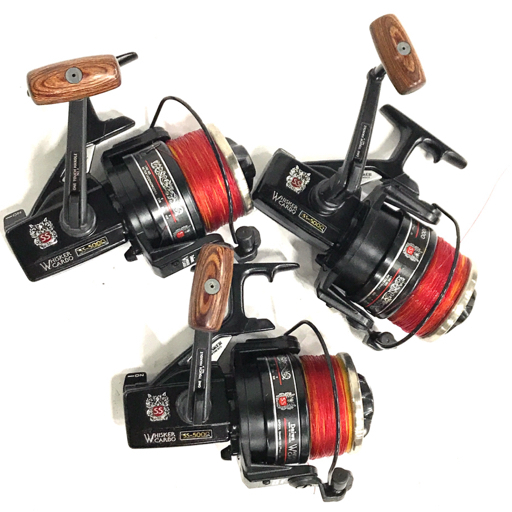 豊富な，定番 DAIWA WHISKER CARBO SS-5000 スピニングリール 3点