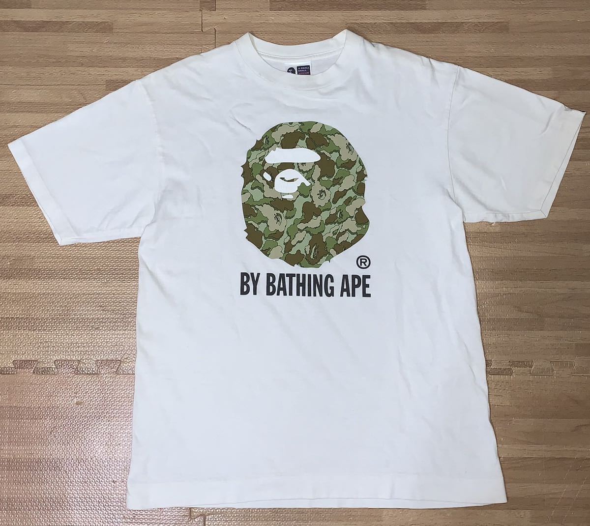 ☆激レア☆ APE × kaws クラウドカモ Tシャツ 白 M APE A kaws