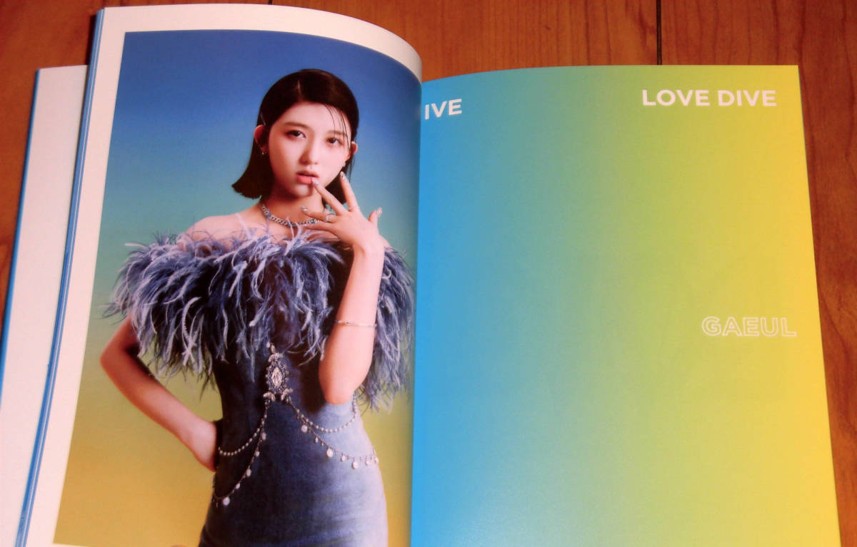 IVE 韓国2ndシングルアルバム LOVE DIVE CD Ver.2 直筆サインの入札 