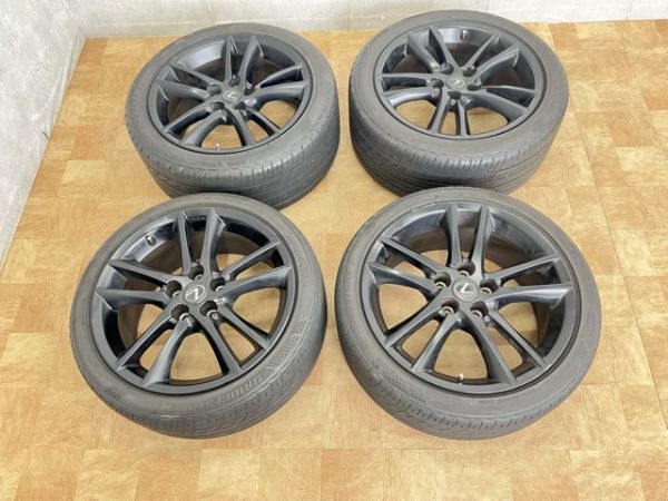 タイヤ4本 中古 レクサス純正ホイール 18インチ TLX04-885 18×8J 2本 