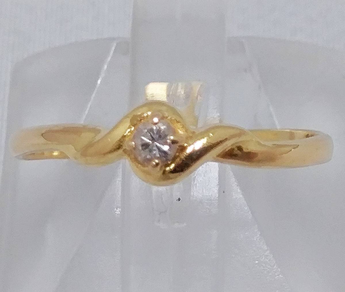 豊富な，大人気 K18 約12号 ＃12 ダイヤ0.06ct 総重量約1.1g リング 指輪 ゴールド 18金(イエローゴールド)｜売買されたオークション情報、yahooの商品情報をアーカイブ公開 - オークファン イエローゴールド