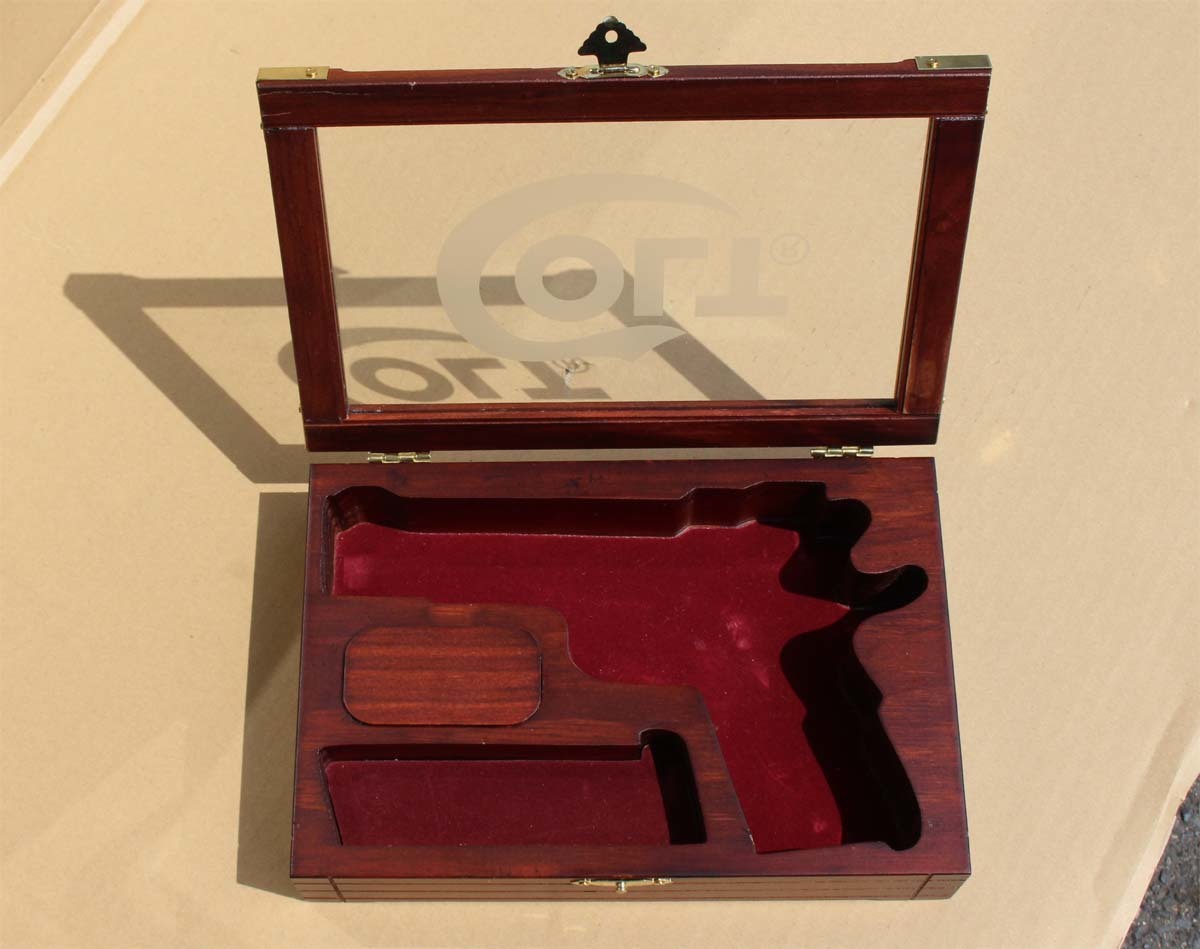 ハンドガン ガンケース 木製ケース コルト M1911(M1911A1) BOX COLT 45