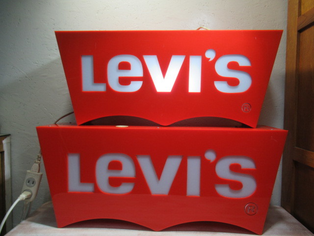 ライト・照明 Levi's 電飾 サインボート 看板 アンティーク ヴィンテージ