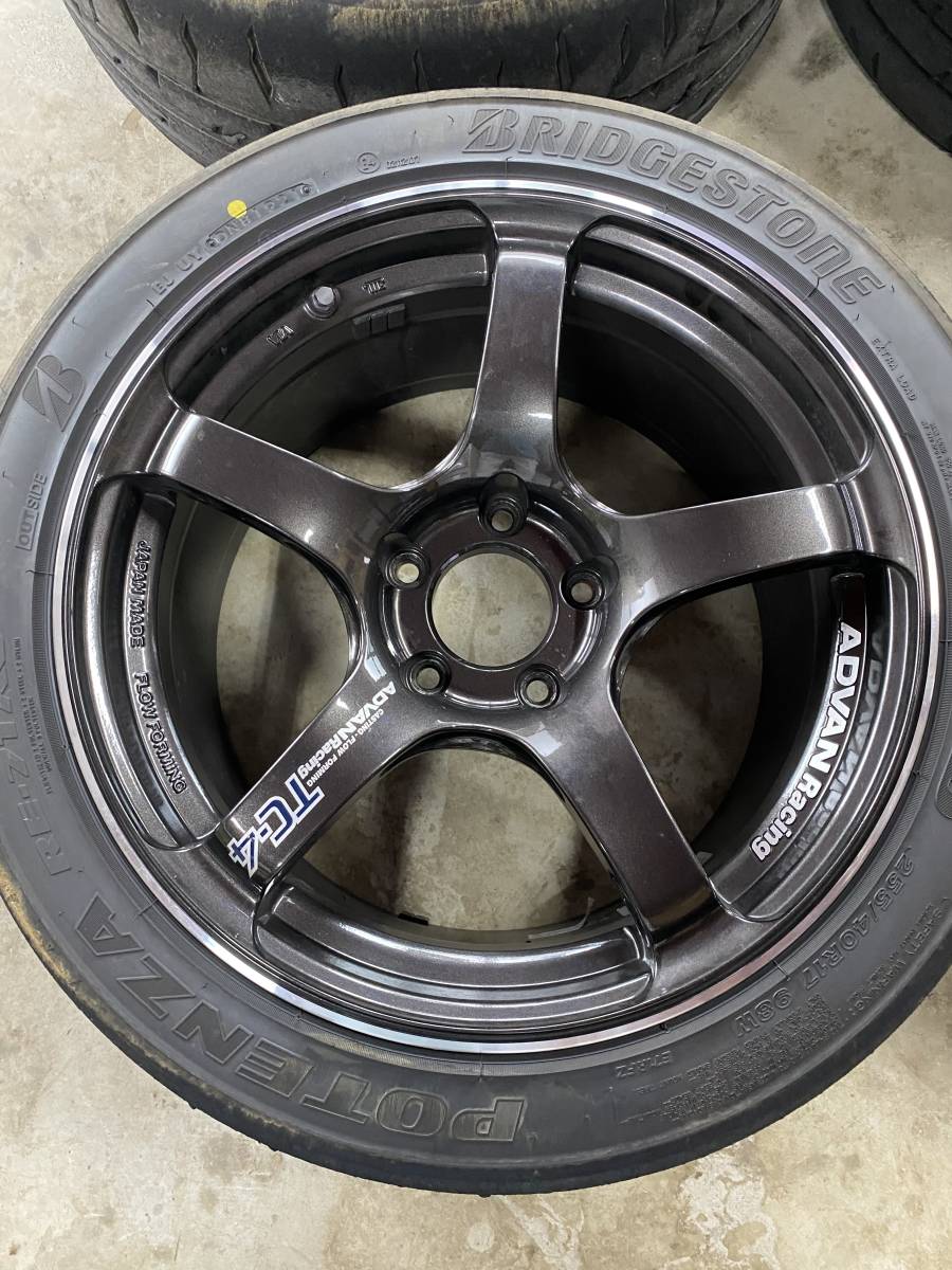 ADVAN Racing TC4 POTENZA RE-71rs（ADVAN TC-4 ホイール 9J +45 8.5J 