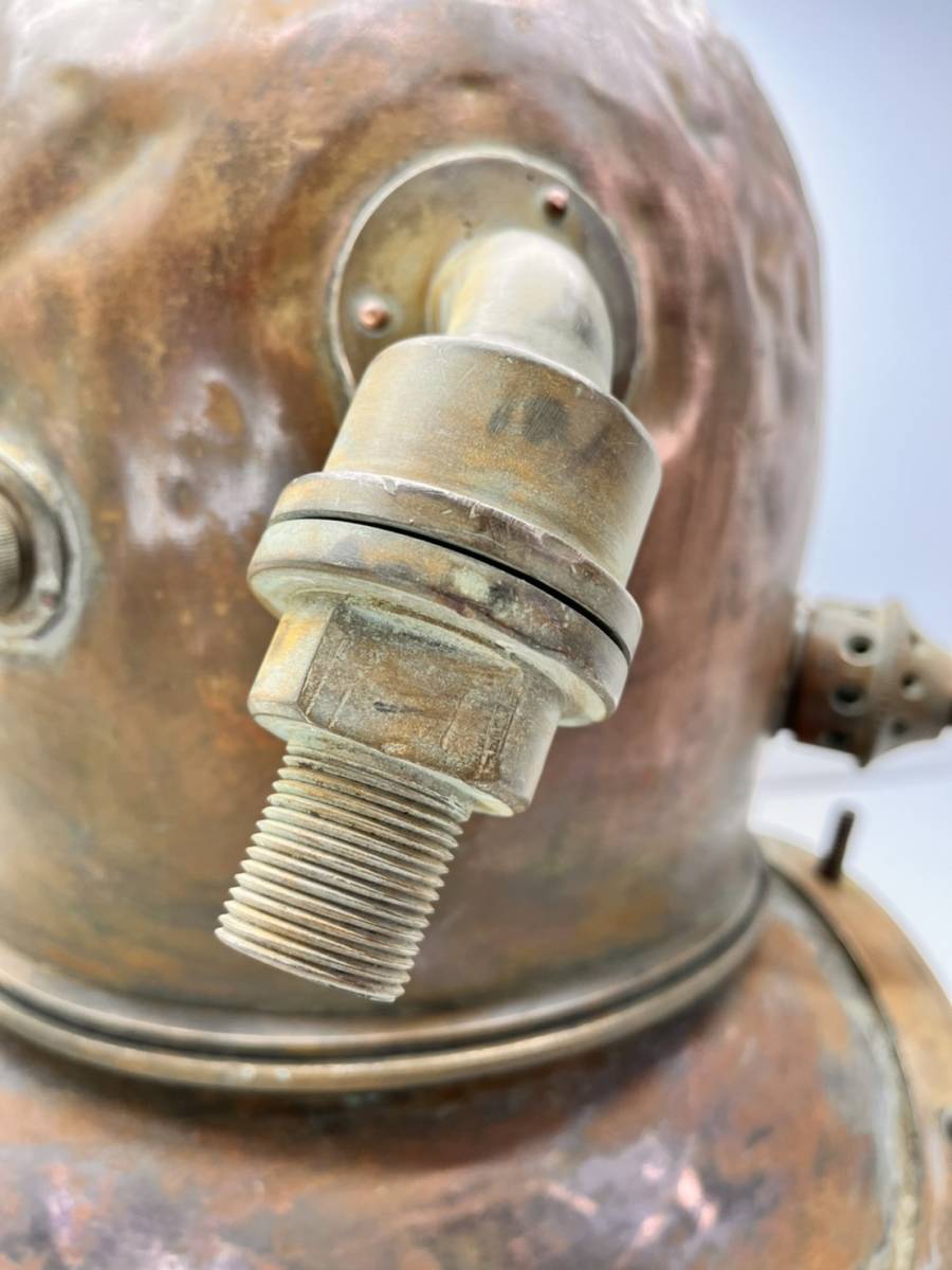 潜水ヘルメット東亜潜水機 潜水用ヘルメット 潜水器具 ヘルメット 昭和 アンティーク インテリア オブジェ 約14kg (R2168ayhxY) Yahoo!オークション - 東亜潜水機 レトロ 潜水ヘルメット オブジェ サ