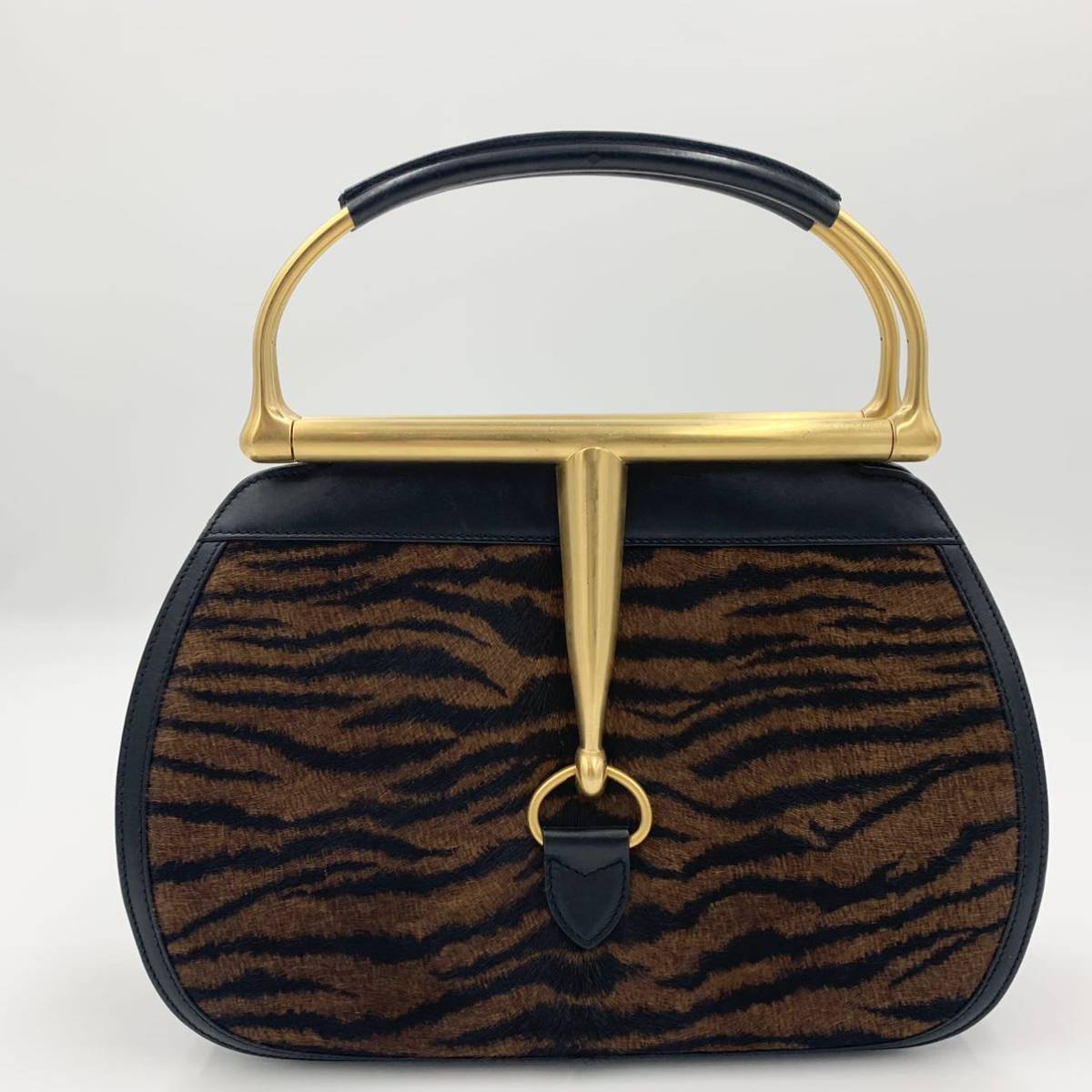 1円~ 超希少一点物 GUCCI グッチ ハンドバッグ マキシホースビット 