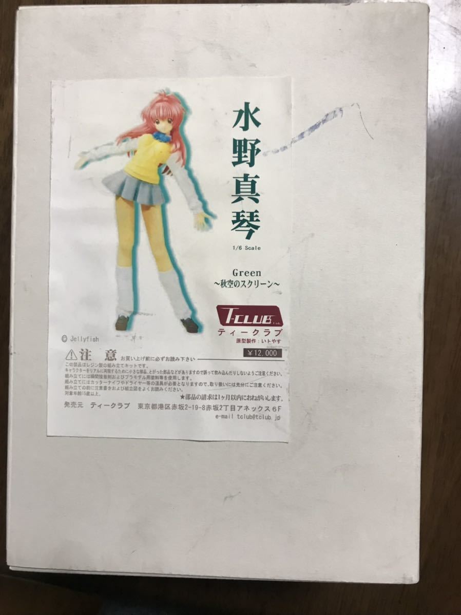 T-CLUB製 1/6 水野真琴 イベント限定 ガレージキット GREEN〜秋空の 