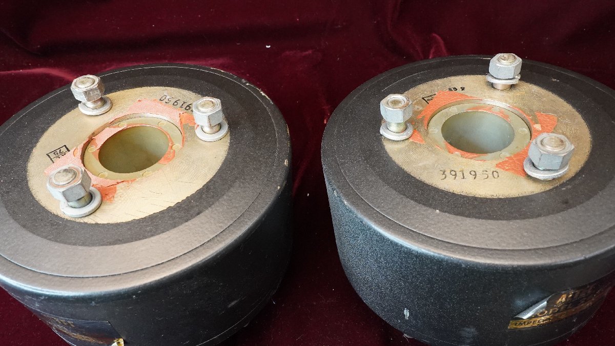 A&P●ヴィンテ－ジ：ALTEC：288C:24オ－ム：ペア：リ－ド断線：JUNK：（要修理）