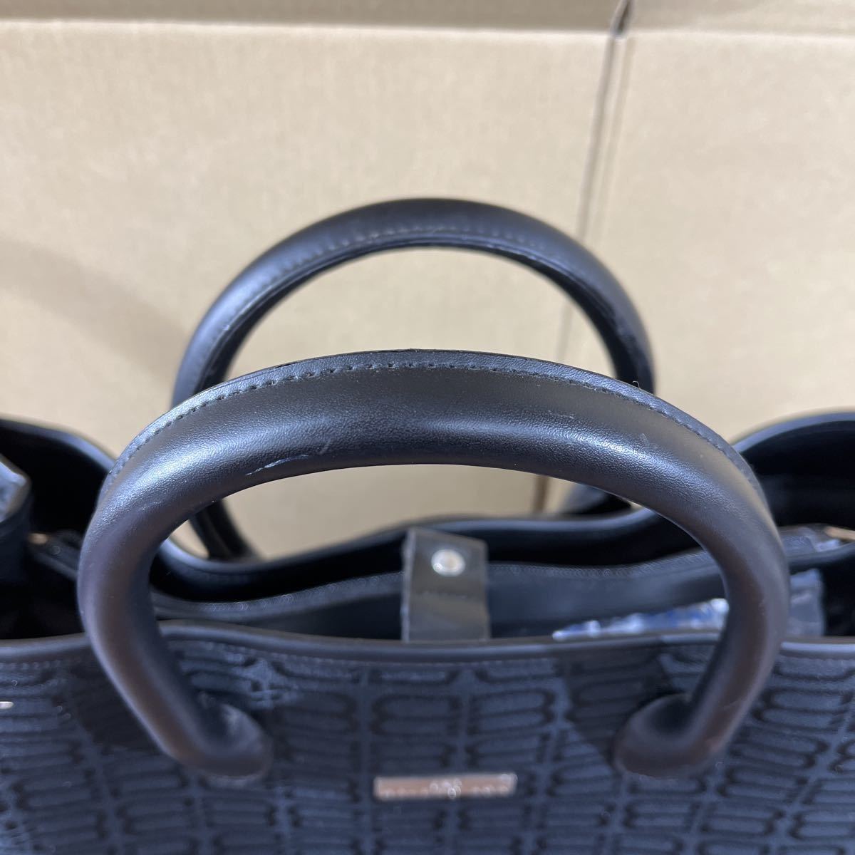 1円スタート＊BALENCIAGA バレンシアガ ナイロン×レザー 1円【格安 