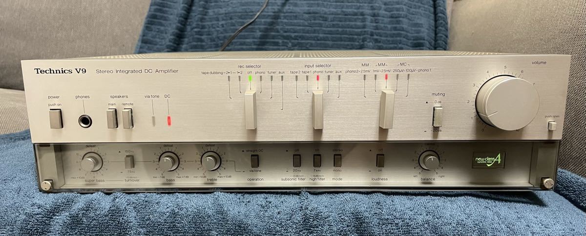 通電確認済み】 「Technics SU-V9」 ジャンク 動作未確認 アンプ