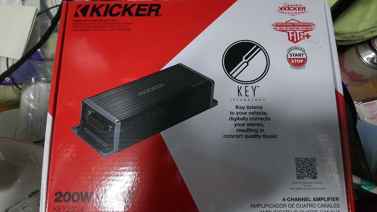 Kicker KEY200.4 4ch DSPアンプ 【公式通販】