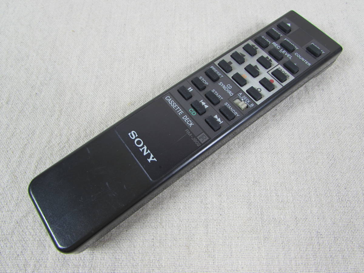 SONY リモコン RM-J902 カセットデッキ用 クリックポスト SONY 【公式