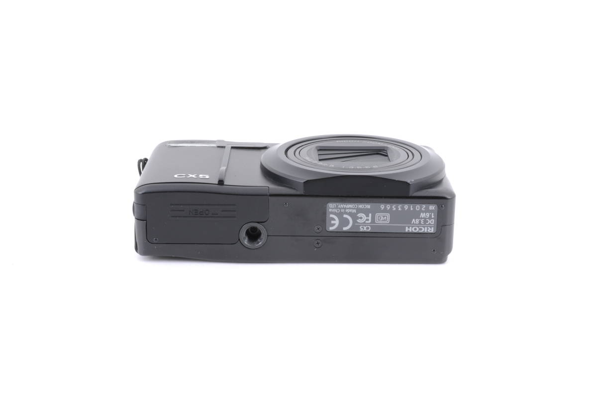 動作品 リコー RICOH CX5 ブラック コンパクトデジタルカメラ 