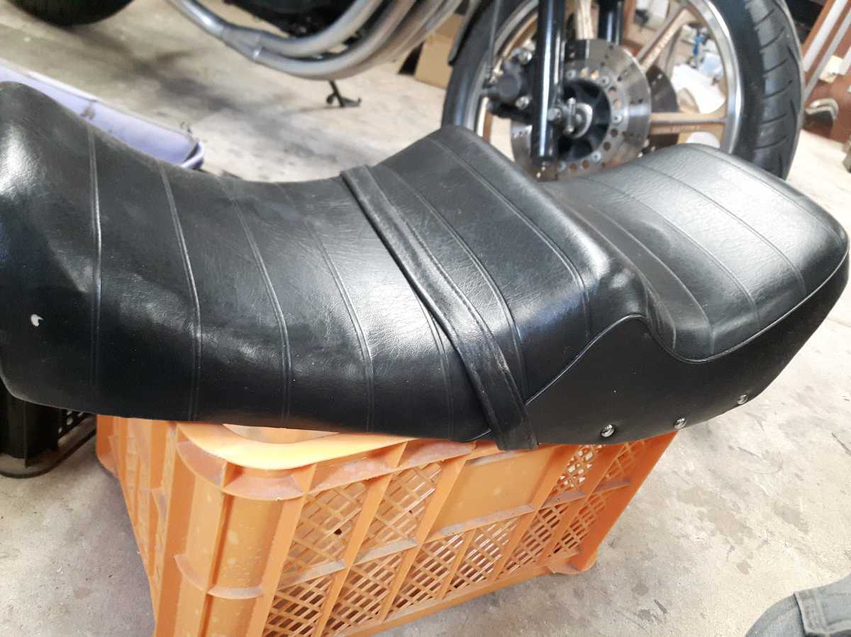 Z400FX タックロールシート⁄あんこ抜き | 黒皮 ブラック あんこ抜き
