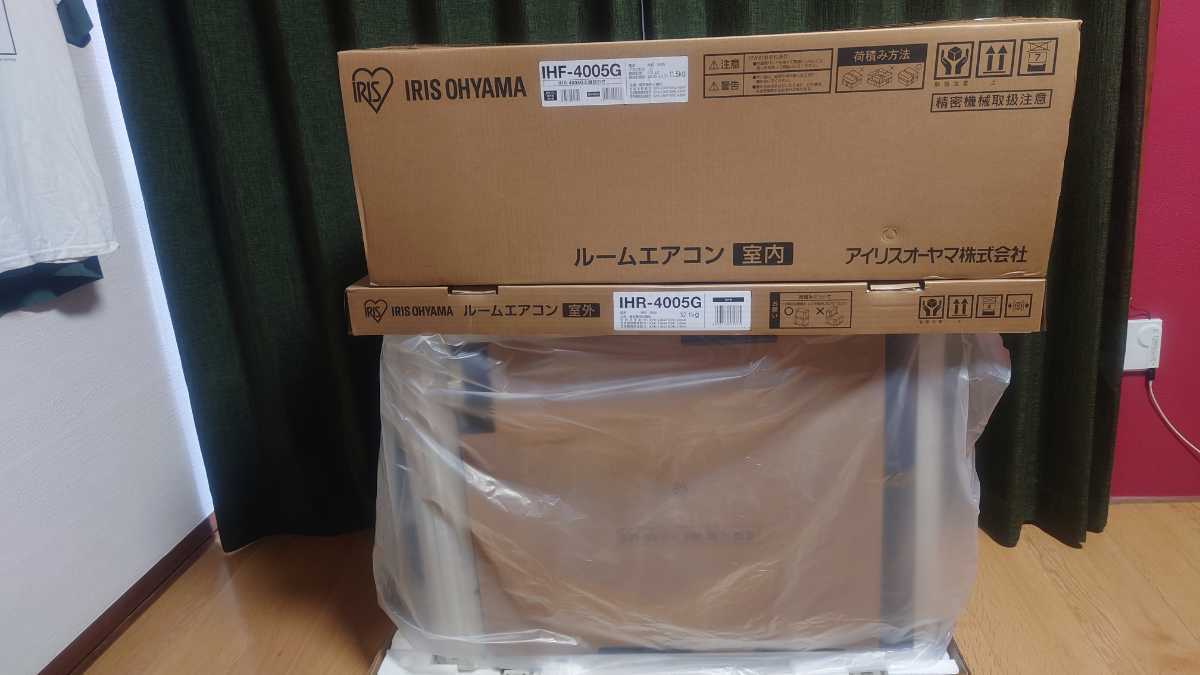 ルームエアコン】アイリスオーヤマ IHF-4005G エアコン本体