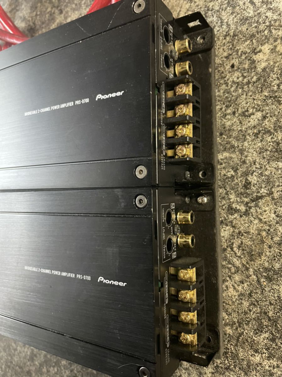 カロッツェリア PRS-D700 パワーアンプ carrozzeria Pioneer 2ch