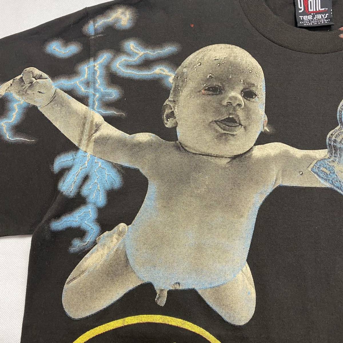 希少 NIRVANA ニルヴァーナ kurt cobain カートコバーン Tシャツ 