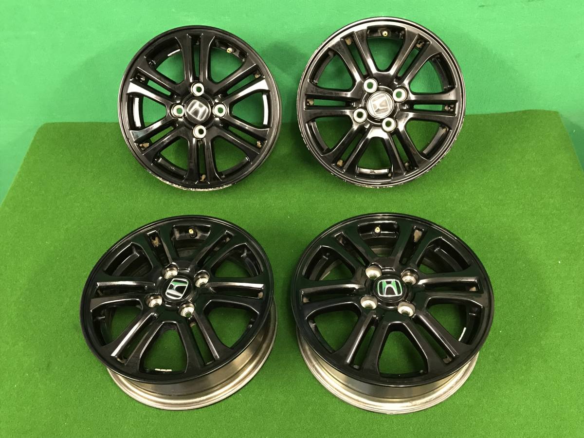ホンダ 純正 14インチ +40 4H 4本セット 14x4.5J 中古 即決 純正アルミ