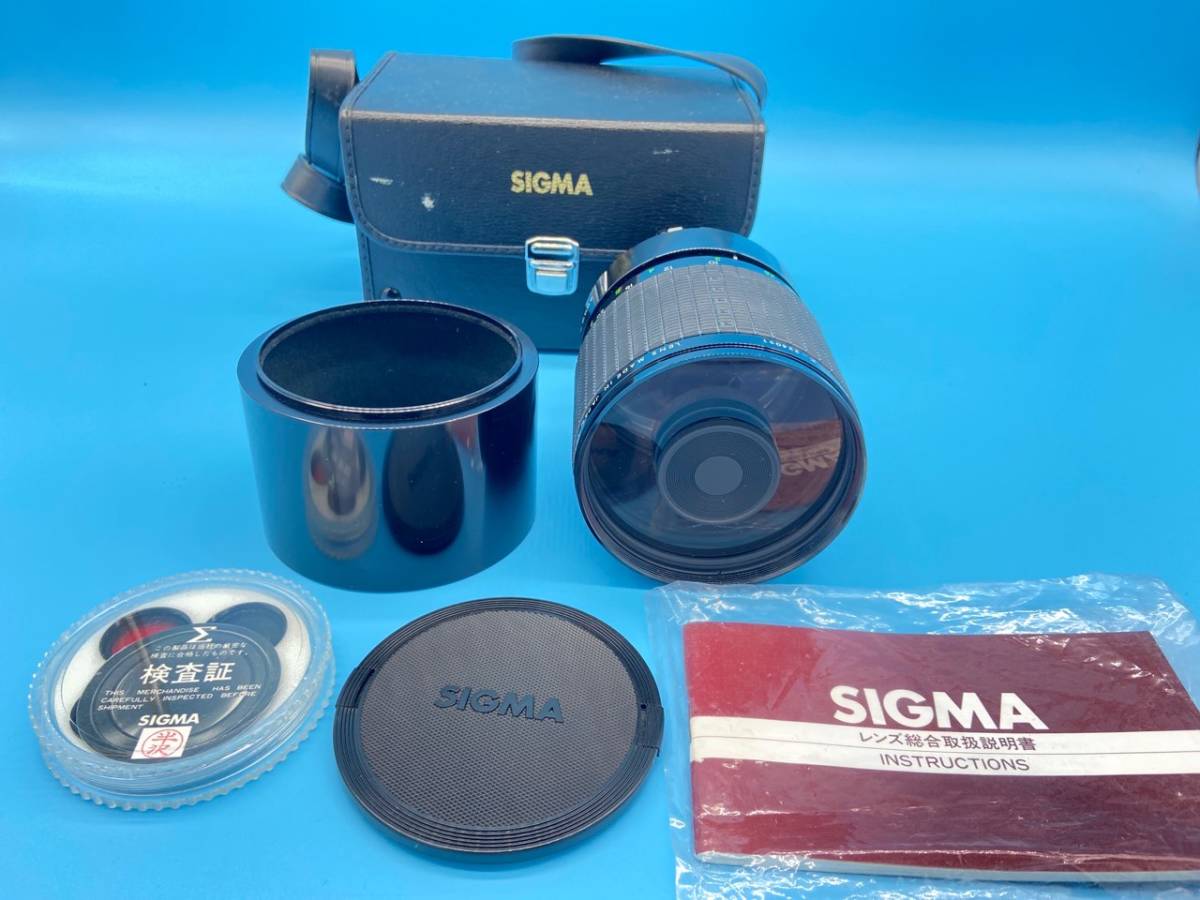 レンズセット 12個まとめ売り D398［動作未確認］ SIGMA MIRROR-TELEPHOTO MULTI-COARED 1：8 f