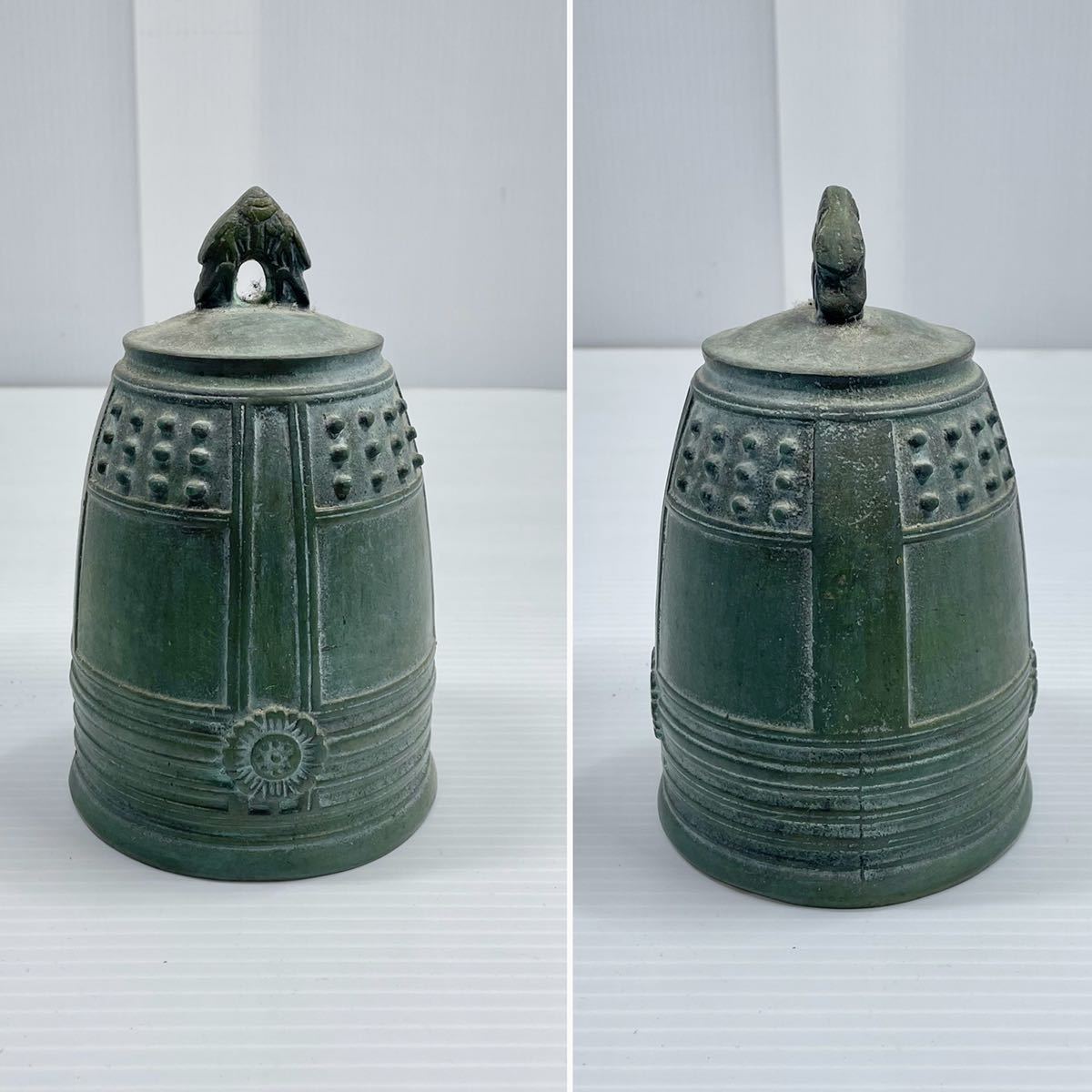 半鐘 アンティーク 金属製 約20cm アンティーク 鐘 青銅製