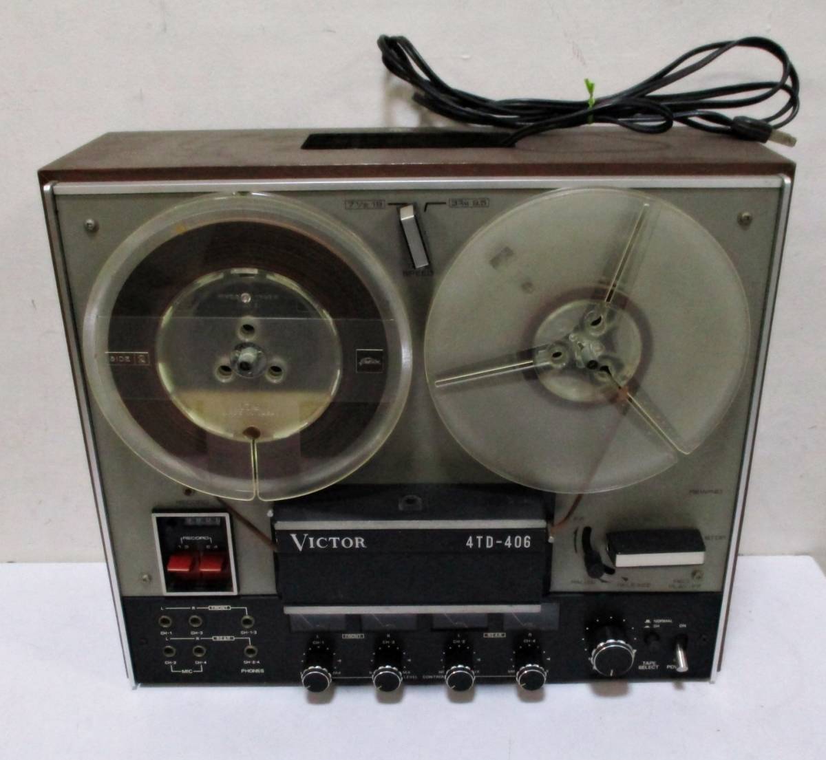 ビクター オープンデッキ ジャンク品】ビクター/VICTOR 4TD-406 テープデッキ オープンリール
