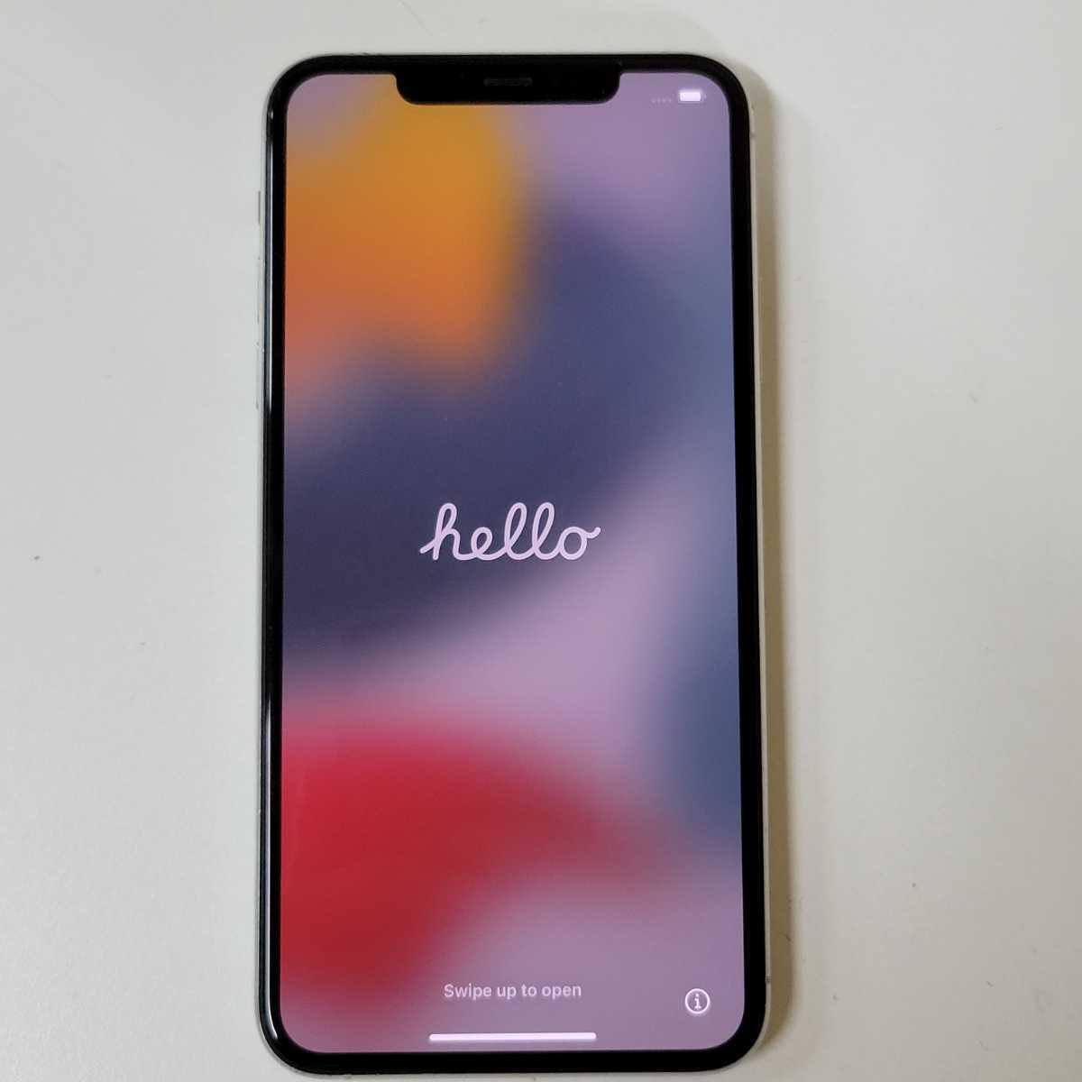 SIMロック解除、初期化済】iPhone X Silver 256 GB Apple - バッテリー