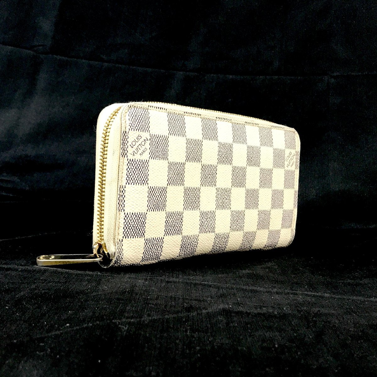 1円〜】ルイヴィトン LOUIS VUITTON ダミエアズール 長財布 ジッピー 