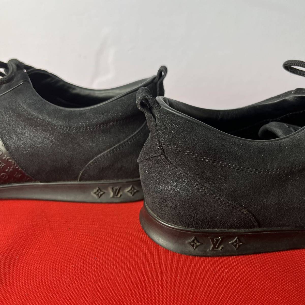 激レア】LOUIS VUITTON ルイヴィトン スニーカー 黒 ブラック 38 希少 