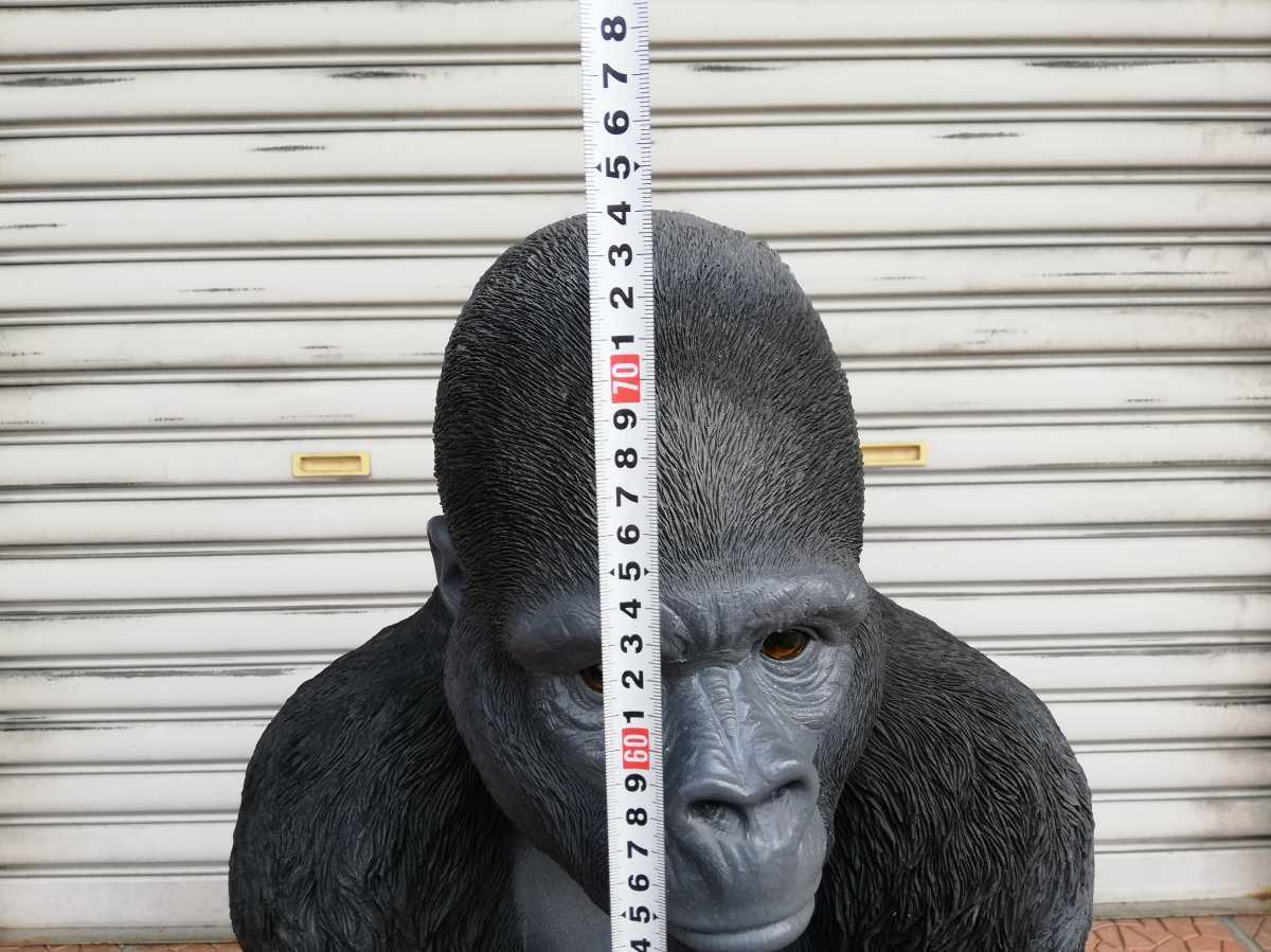 自宅保管超激レア品 等身大 ゴリラ オブジェ リアルフィギュア 置物 大迫力 重さ約25kg 生き物 売買されたオークション情報 Yahooの商品情報をアーカイブ公開 オークファン Aucfan Com