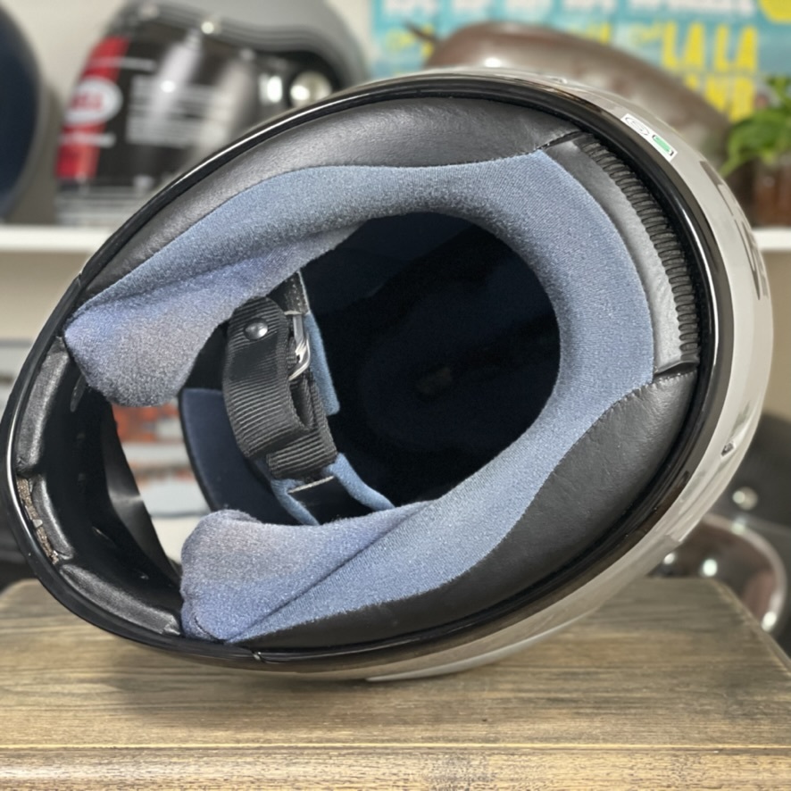 1円〜☆ARAI アライ フルフェイス ヘルメット RAPIDE ラパイド ブライトシルバー/59-60 （Lサイズ相当）送料無料 アライ Arai RAPIDE レッド ツーリング 1円〜☆ARAI